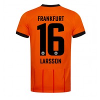 Eintracht Frankfurt Hugo Larsson #16 Tretí futbalový dres 2024-25 Krátky Rukáv